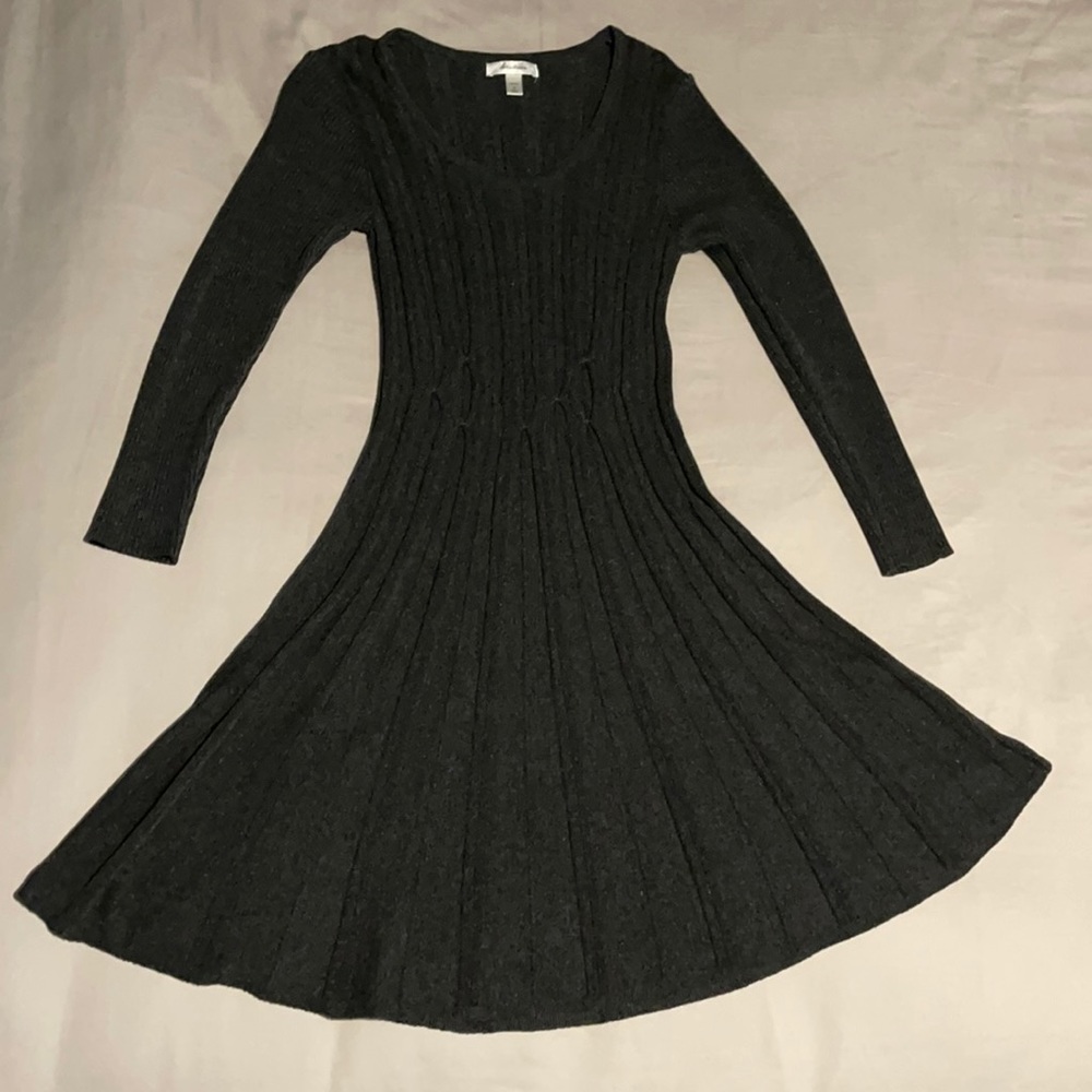 Dress barn grey sweater dress